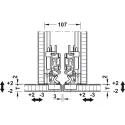 SDS Slido F-Park72 50A medinėms 1 durims H2200-2700mm, P665mm,
