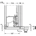 Wooden pivot sliding doors, Häfele Slido F-Park72 60B, set