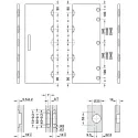 Wooden pivot sliding doors, Häfele Slido F-Park72 60B, set