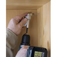 Offset screwdriver, Wiha, 105°, magnetic, with 1/4'' connection and holder