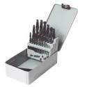 Twist drill bit set, HSS, 25-piece, DIN 338