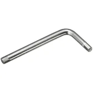 Hex key, L-shaped, steel galvanized