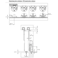 Lower aluminum profile L4000mm