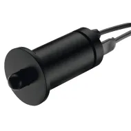 Jungiklis mechaninis durelėms Ø12mm, su laidu juoda