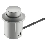 Jungiklis mechaninis paspaudžiamas Ø12mm, su laidu pilka