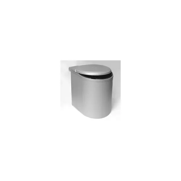 Šiukšliadėžė 277x277mm, H355mm, pilka