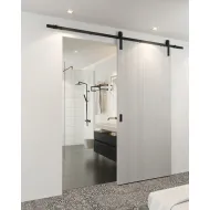 Sliding door fitting, Häfele Slido D-Line42 100S, set with running track