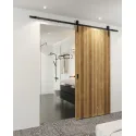 Sliding door fitting, Häfele Slido D-Line42 100S, set with running track