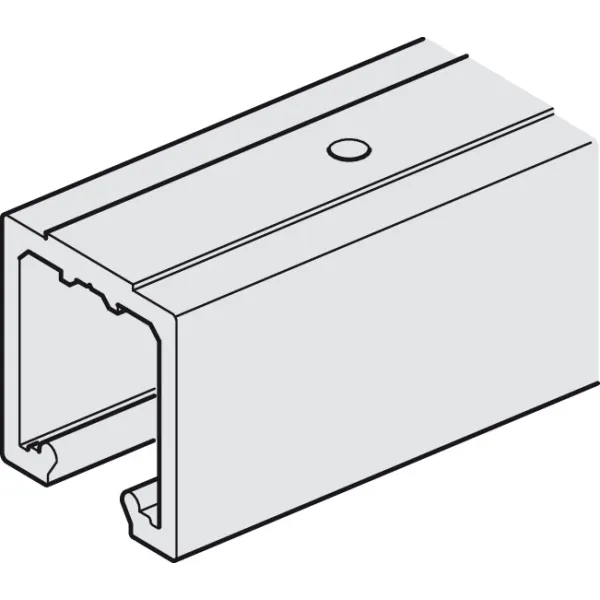 Bėgelis FOLD 100-T viršutinis L3000mm, aliuminisanoduotas