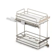 CARGO basket W300mm with soft close, titanium