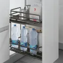 Krepšys šoninis CARGO P300mm, švelniu uždarymu, titanas