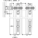 SDS Fold 100-T KPL be apatinio bėgelio tarpinės