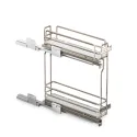 CARGO basket W200mm, left, with soft close, titanium