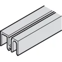 Bėgelis aliuminis, anoduotas 35/50VF sistemai L3500mm, apatinis