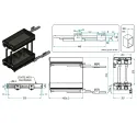 CARGO basket W300mm with soft close anthracite IKONA