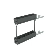 CARGO basket W150mm with soft close anthracite IKONA