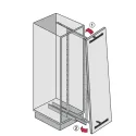 Larder unit pull-out DISPENSA W300mm H1600-2000mm, steel, installation behind fronts, baskets