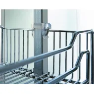 Larder unit pull-out DISPENSA W300mm H1600-2000mm, steel, installation behind fronts, baskets