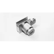 Lock for the system with the same keys, matt chrome