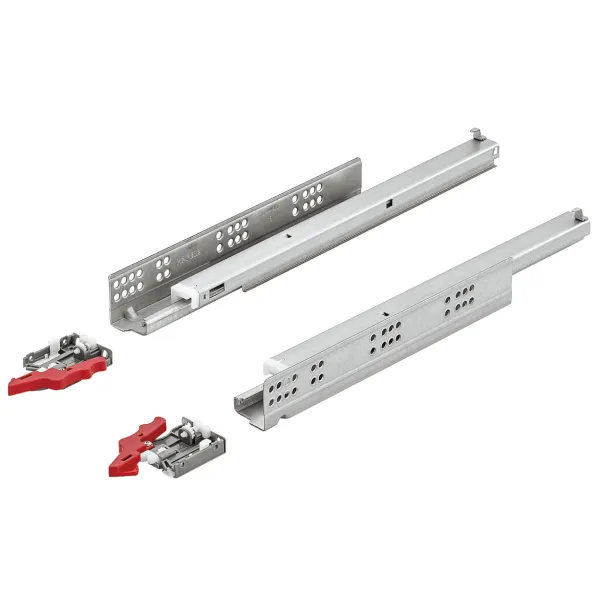 Concealed runner, Häfele Matrix Runner UM A30, full extension, load bearing capacity up to 30kg