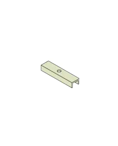 Profile lower U aluminum anodized L3000mm