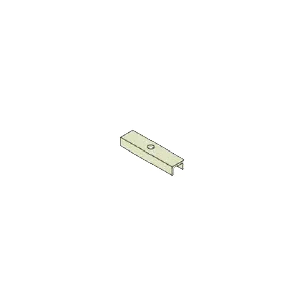Profilis apatinis U aliuminis anoduotas L3000mm,