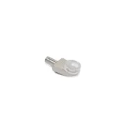 Glass shelf support, nickel