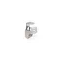Glass shelf support, nickel