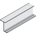 Bėgelis aliuminis, anoduotas 50VF sistemai L2500mm, viršutinis