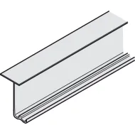Bėgelis aliuminis, anoduotas 50VF sistemai L2500mm, viršutinis