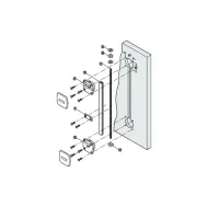 Even truss for wardrobe door L2320mm