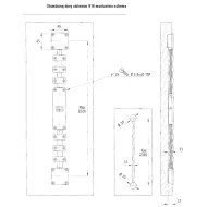 Suveržimas durims L2320mm,
