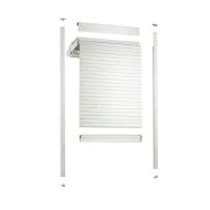 Set of blinds C3 500x1500mm stainless steel
