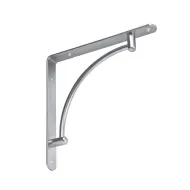Shelf holder 222x222mm matt chrome