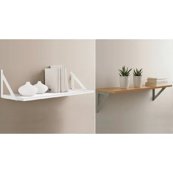 Shelf holder TRIANGLE 190x190mm 25kg black