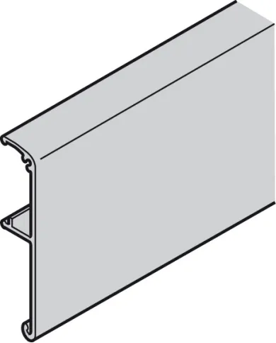 Clip-on panel, for running track