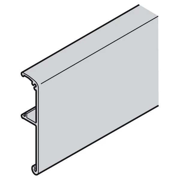 Clip-on panel, for running track