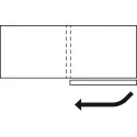 Sliding door fitting, Finetta F-Flush51 10A, set