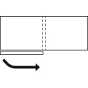 Sliding door fitting, Finetta F-Flush51 10A, set