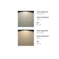 Šviestuvas LED ATOM 24V/3W juoda, šilta balta šviesa