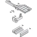 Profilių komplektas apatiniam F-Flush51 tvirtinimui P860-1627mm,