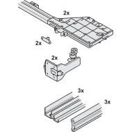 Track set, For wall unit version, Finetta Flatfront S 10 FB