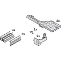 Profilių komplektas apatiniam F-Flush51 tvirtinimui P860-1627mm,