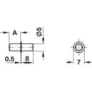 Shelf support, For wooden shelves, steel