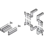 Profilių komplektas viršutiniam F-Flush51 tvirtinimui P860-1627mm,