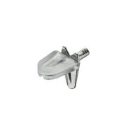 Shelf support, for inserting into drill hole Ø3mm, zinc alloy with plastic support