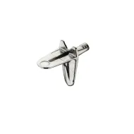 Shelf support, for inserting into drill hole Ø3mm, zinc alloy