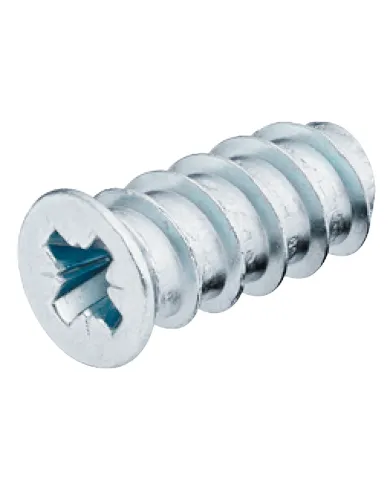 Euro screw, Häfele, Varianta, countersunk head, PZ, steel, fully threaded, for Ø5mm drill holes