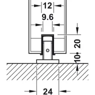 Bottom guide, with zero clearance