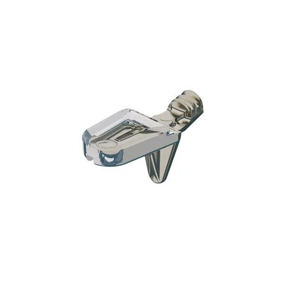 Shelf support, for inserting into drill hole Ø5mm, zinc alloy with plastic support